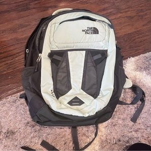 North face Recon teal backpack